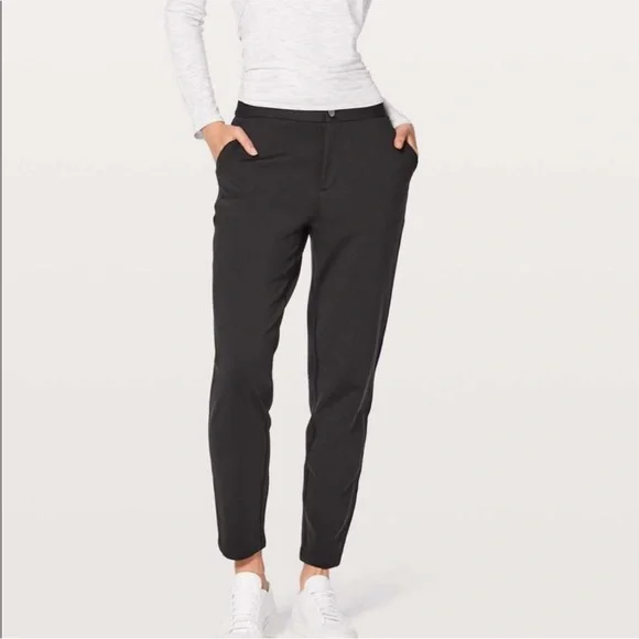 Lululemon City Trek Trouser Pant ll size 10 black - Picture 2 of 16